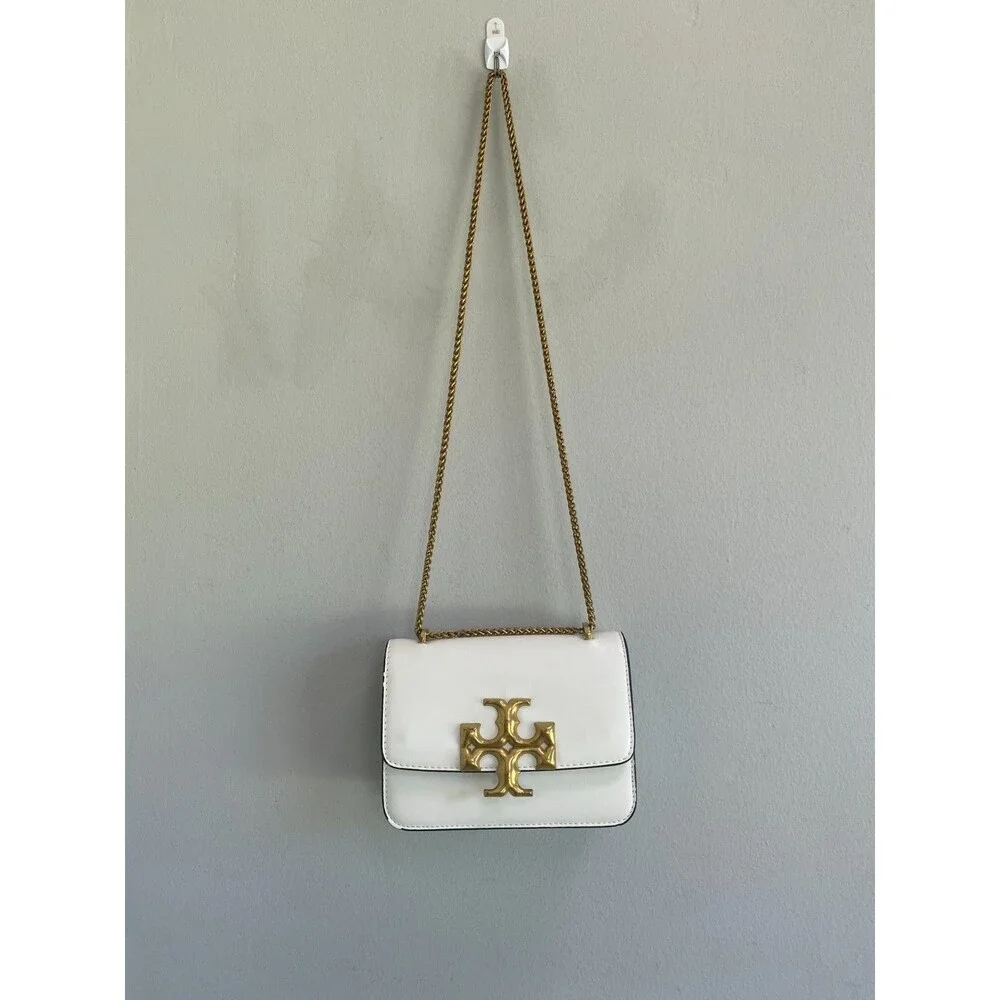 Tory Burch Small Leather Shoulder Bag White Crossbody/ Shoulder Bag